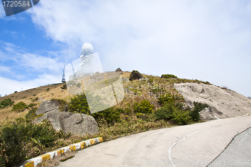 Image of Weather station at top of Hong Kong, Tai Mo Shan.