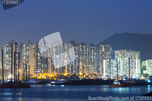 Image of Hong Kong downtown along the coast