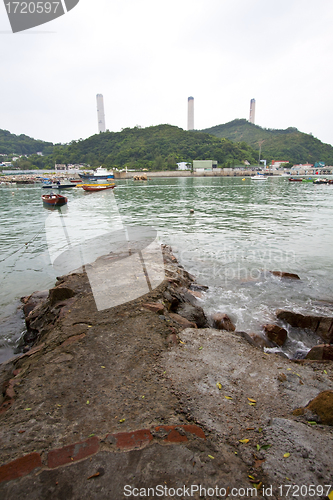 Image of Power station in Lamma Island, Hong Kong.