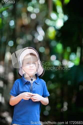 Image of Boy at forest