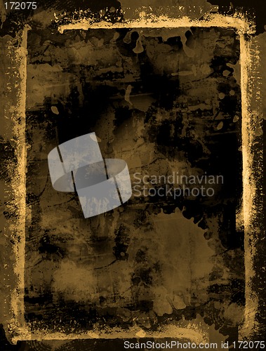 Image of Grunge border and background