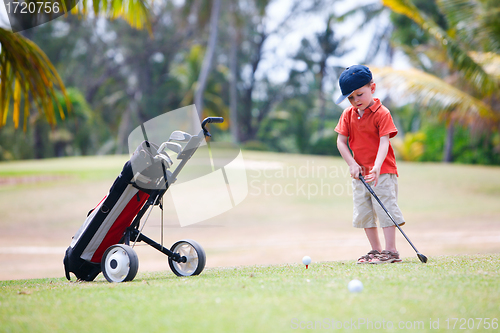 Image of Young golfer