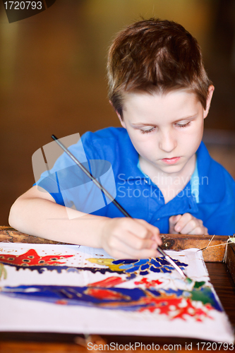 Image of Boy drawing