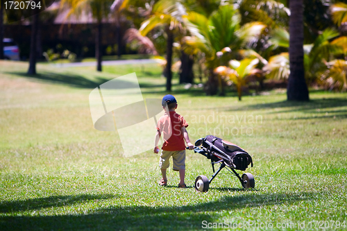 Image of Young golfer