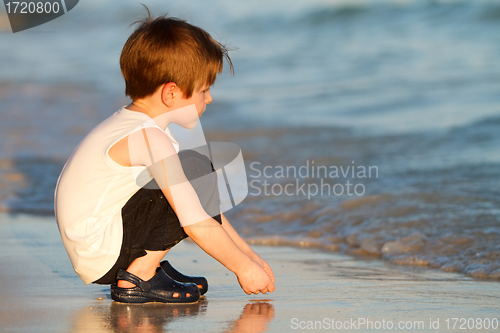 Image of Boy at beach