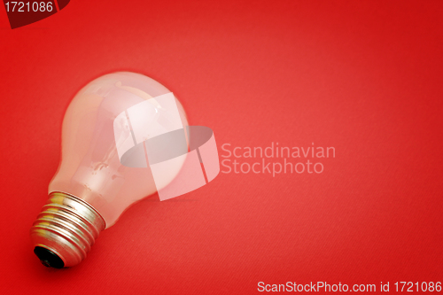 Image of Background with lit lightbulb