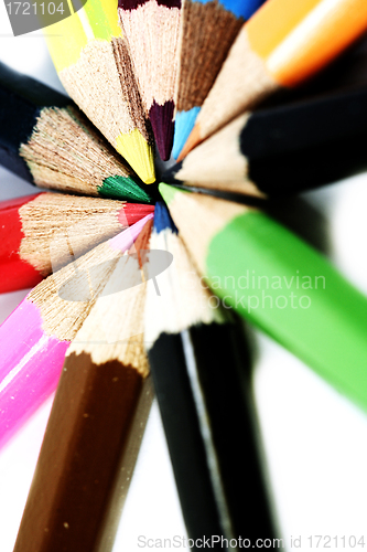 Image of Close-up pencil.