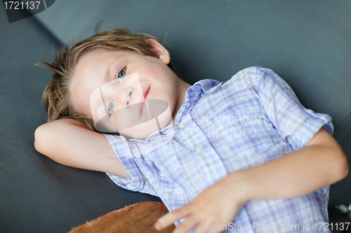 Image of Cute little boy portrait