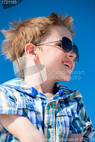 Image of Boy in sun glasses