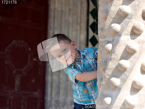 Image of Cute 3-years old boy portrait