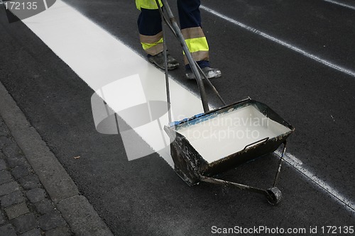 Image of Road paint