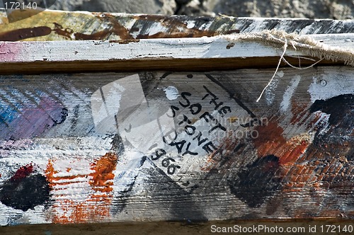 Image of Oil spots on the wood