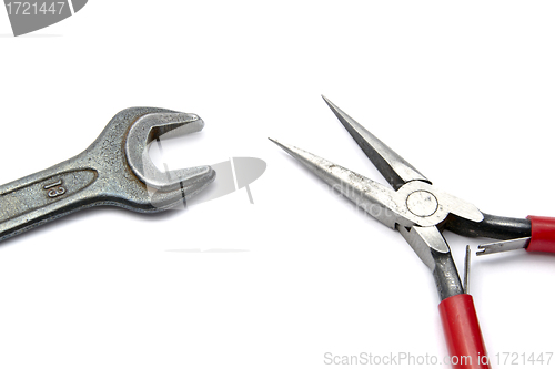 Image of pliers and wrench