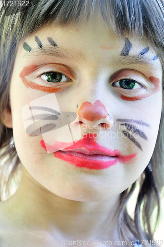 Image of face painting mask child