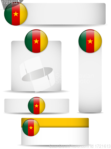 Image of Cameroon Country Set of Banners