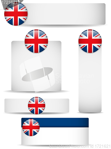 Image of United Kingdom Country Set of Banners
