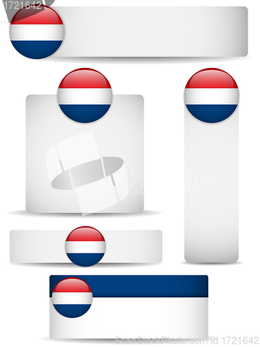 Image of Netherlands Country Set of Banners