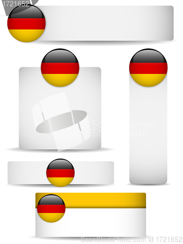Image of Germany Country Set of Banners