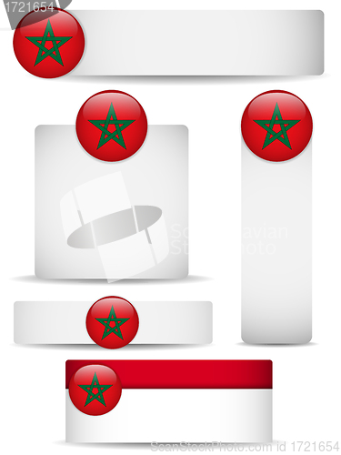 Image of Morocco Country Set of Banners