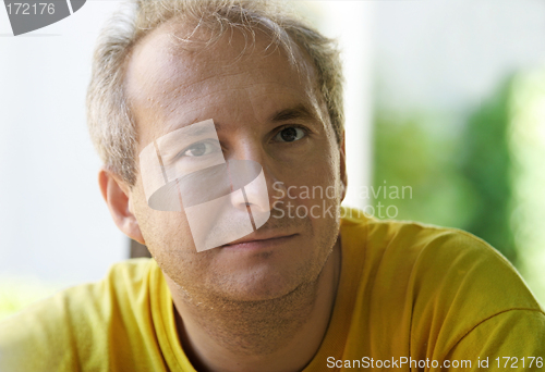 Image of Sad mature man