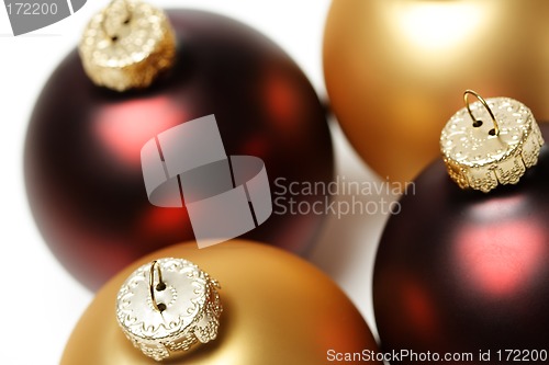 Image of Christmas ornaments