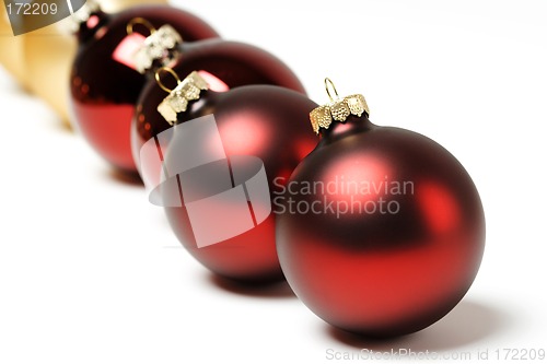 Image of Christmas ornaments