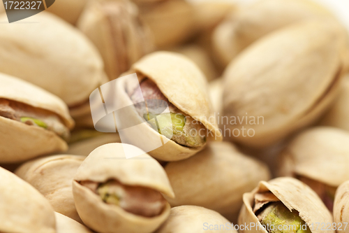 Image of Shelled pistachio background