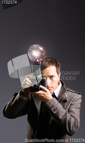 Image of Retro photo journalist