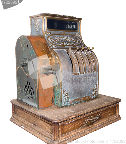 Image of Museum a cash register on a white background