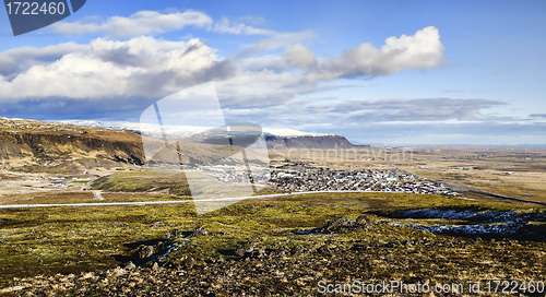 Image of Icelandic village, Hveragerdi