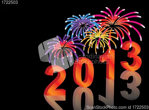 Image of new year 2013 background 