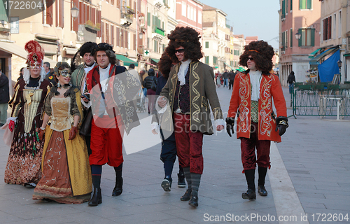 Image of Group of disguised people