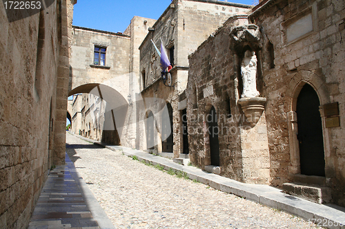 Image of Greece. Rhodos island. Old Rhodos town. Street of the Knights 