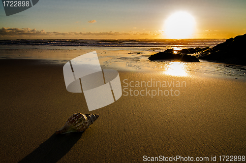 Image of Sunset on the beach