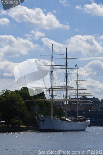 Image of Historical sailing vessel in Stockholm