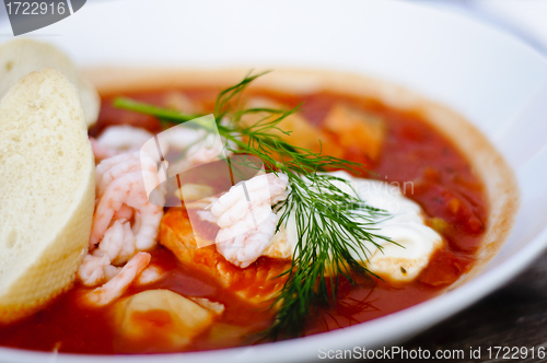 Image of Fish soup with aioli sauce