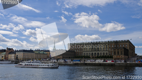 Image of Stockholm Royal Palace (Kungliga slottet) in old town (Gamla stan)