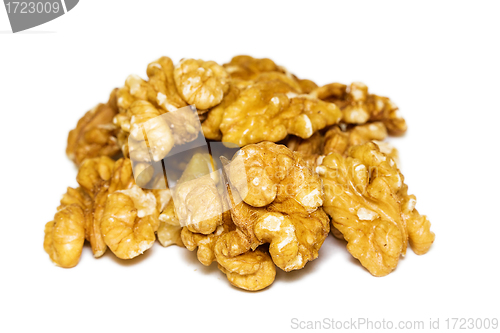 Image of handful of walnuts