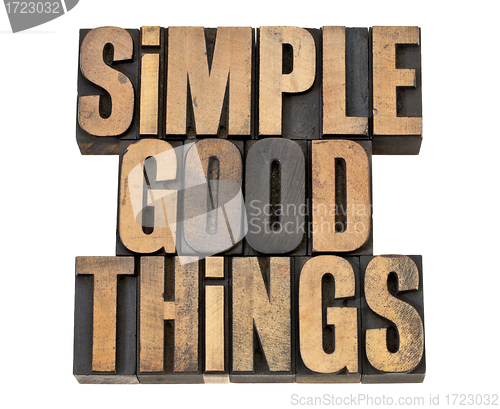 Image of simple good things
