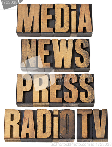 Image of media, news, press, radio and tv