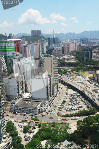 Image of Hong Kong modern city