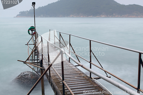 Image of hong kong Swimming Shed in sea