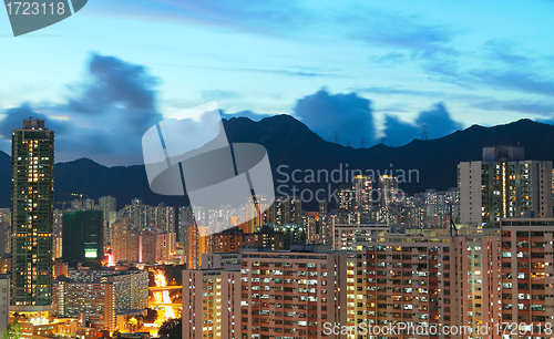 Image of Hong Kong modern city
