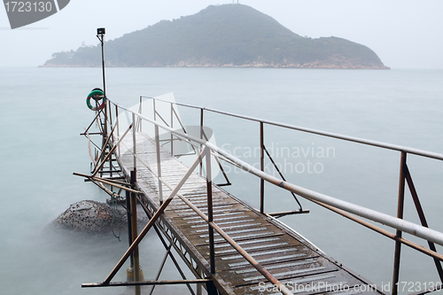 Image of hong kong Swimming Shed in sea
