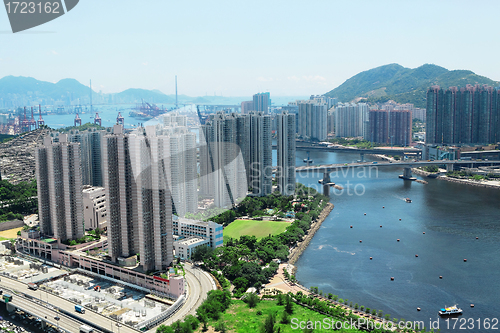 Image of Hong Kong modern city