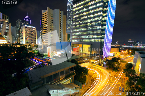 Image of modern city night