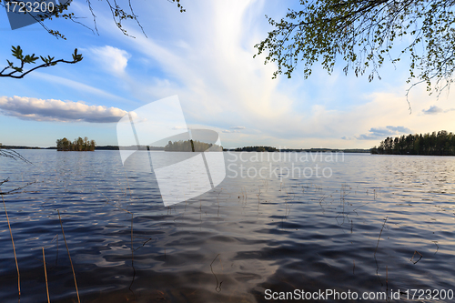 Image of Blue Lake and Sky