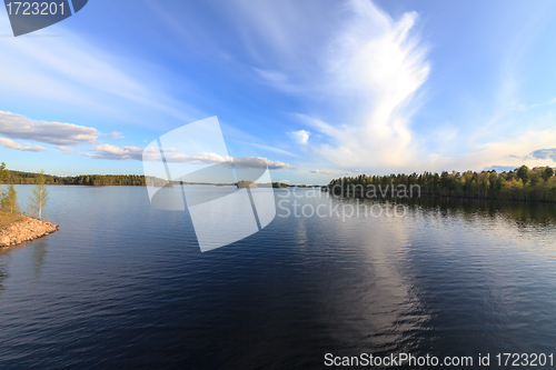 Image of Blue Lake and Sky