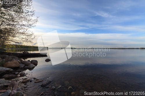 Image of Blue Lake and Sky