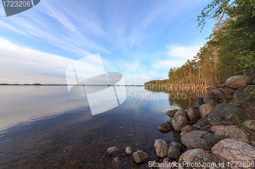 Image of Blue Lake and Sky